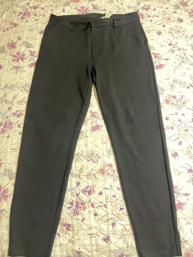 Pantalón Calzedonia Negro Elásticos Talla XL