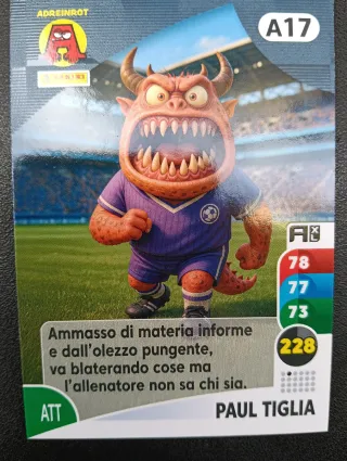 Carte Adreinrot A17 Paul Tiglia