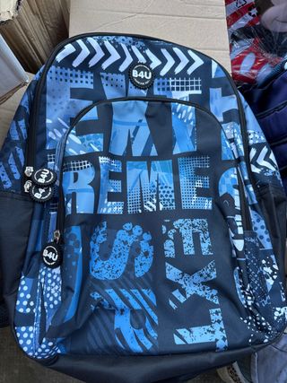 Mochila B4U Azul y Negra