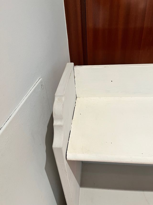 Estantería 3 baldas madera gris y blanco