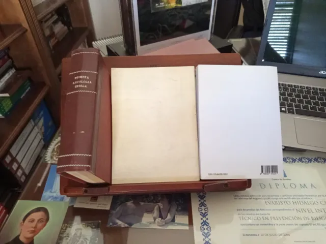 Antología griega y gramática latina