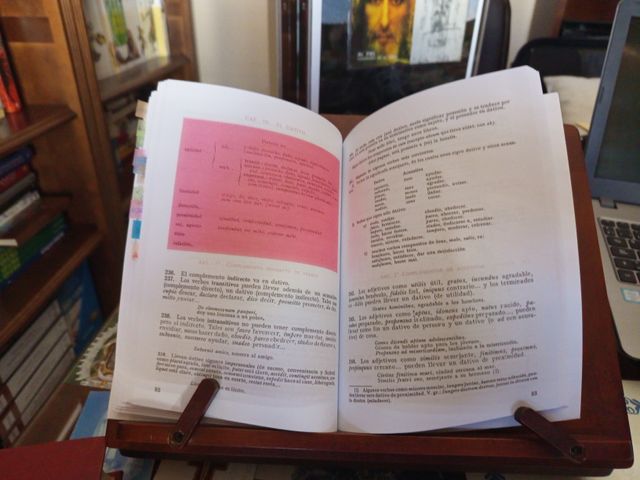 Antología griega y gramática latina