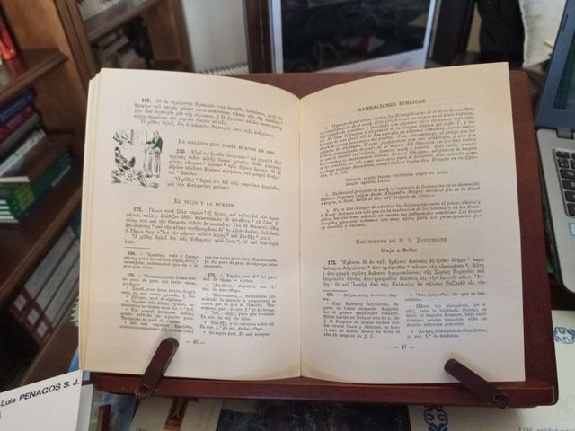 Antología griega y gramática latina