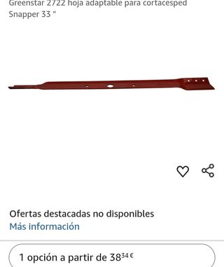 Lama per tosaerba Greenstar 2722