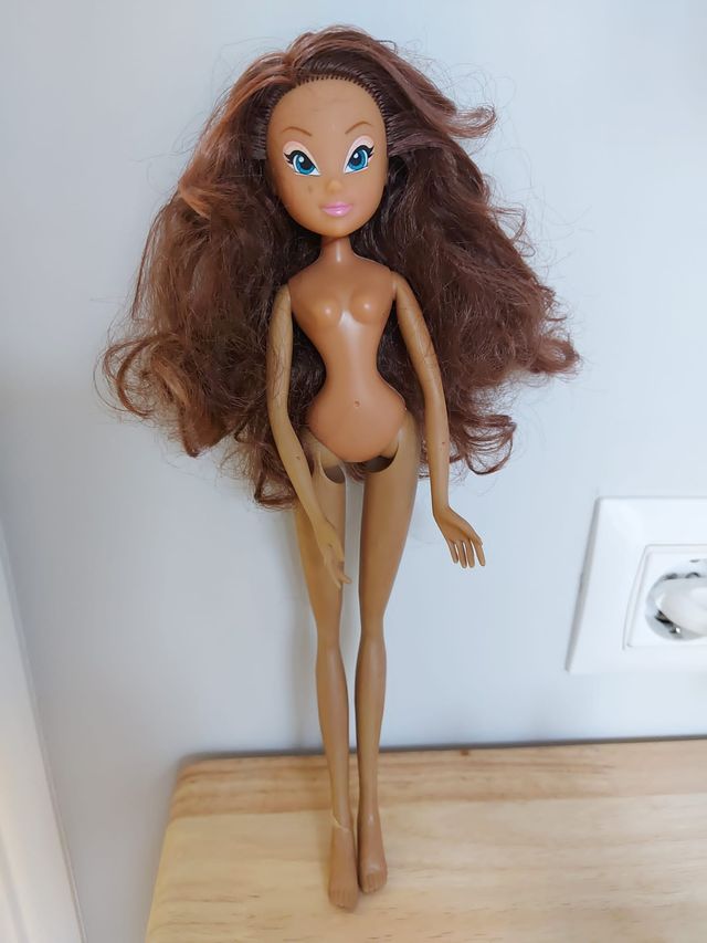 Muñeca Winx Pelo Castaño Ojos Azules
