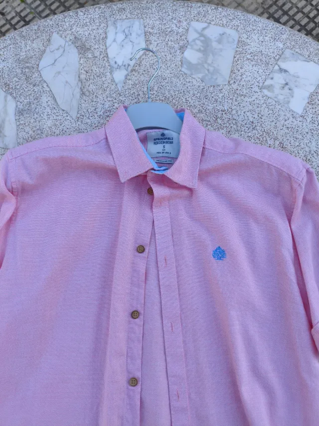 Camisa Springfield Rosa Talla S