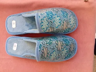 Zapatillas de casa azules talla 38