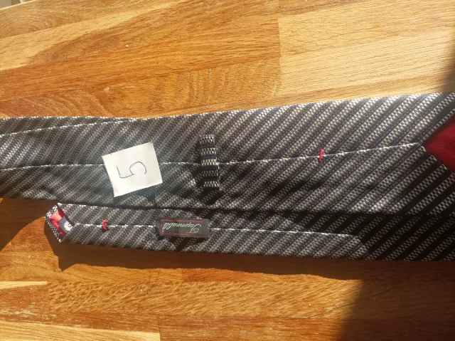 Corbata Rayas Azul y Plata