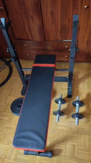 Banco de pesas ajustabe