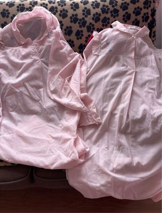 2 Camisones rosas con encaje