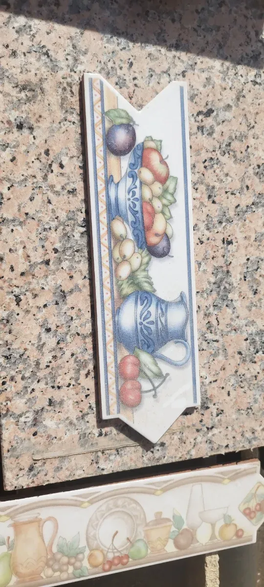 Cenefa decorativa cocina frutas