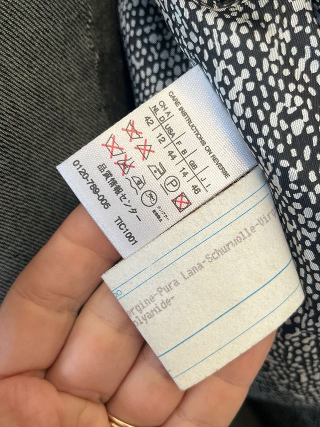 Cappotto lana vintage donna