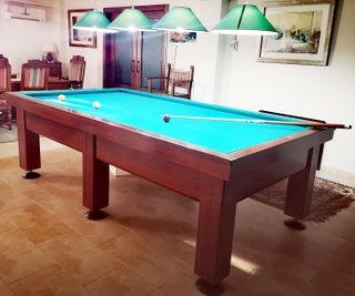 Mesa de billar francés (carambolas) + accesorios