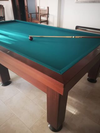 Mesa de billar francés (carambolas) + accesorios
