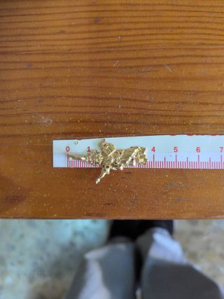 Colgante San Pancracio Oro silueta