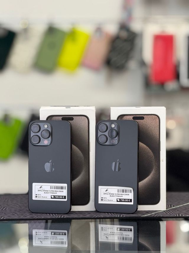 iPhone 15 Pro Max 256GB Titânio Preto