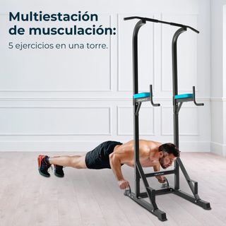 Torre dominadas y paralelas Drumfit