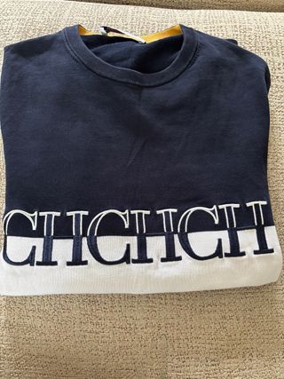 Jersey CH Carolina Herrera Hombre Azul/Blanco