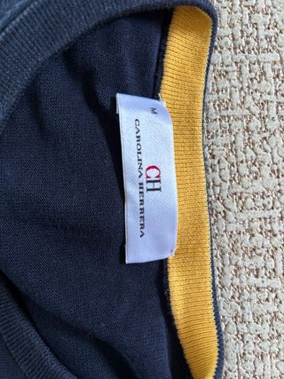 Jersey CH Carolina Herrera Hombre Azul/Blanco