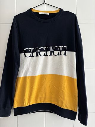 Jersey CH Carolina Herrera Hombre Azul/Blanco