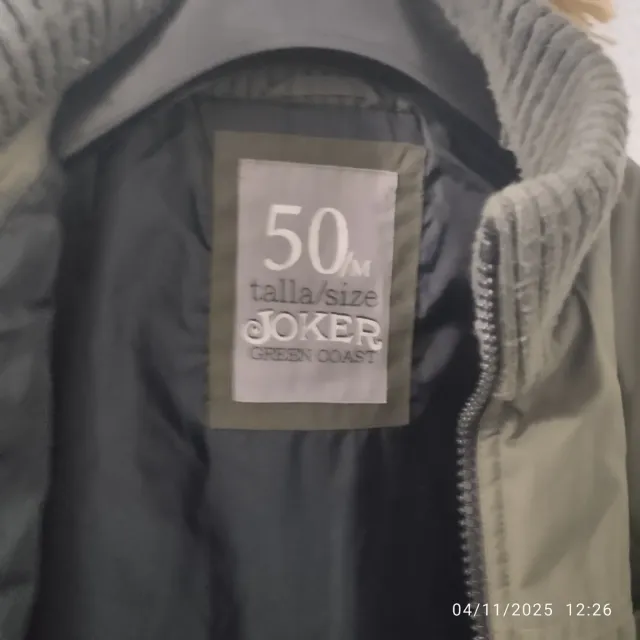 Giacca militare verde da uomo