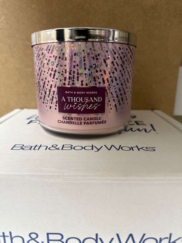Vela Bath & Body Works A Thousand Wishes 3 mechas
