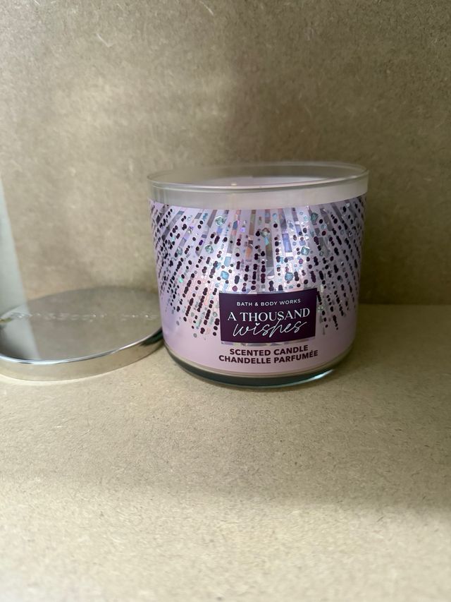 Vela Bath & Body Works A Thousand Wishes 3 mechas