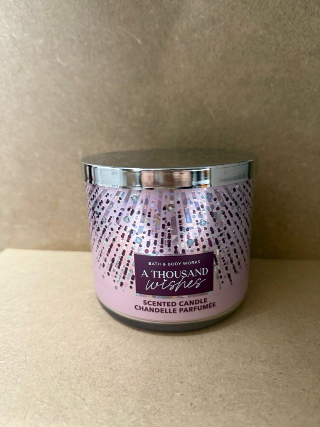 Vela Bath & Body Works A Thousand Wishes 3 mechas