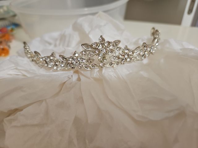 Tocados Novia Perlas y Plata