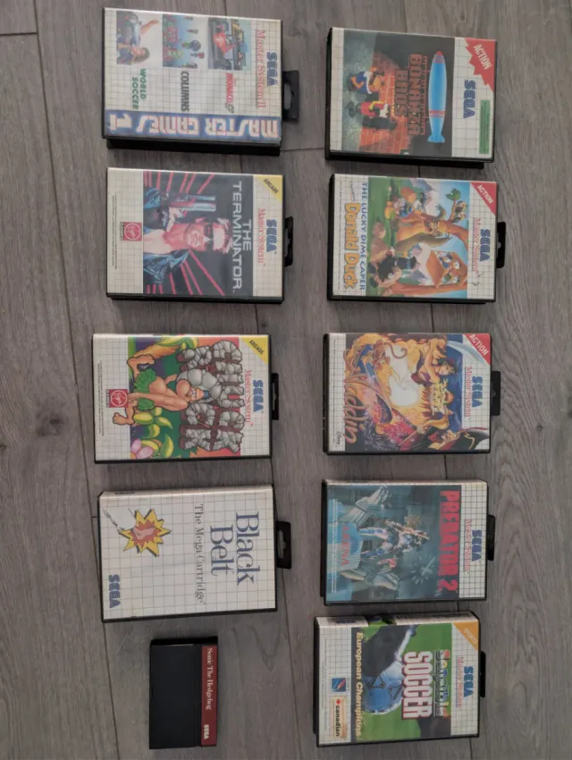 Consola Sega Master System II Negra