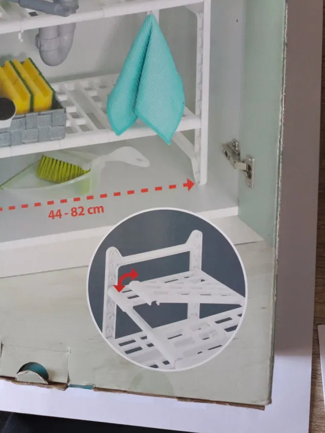 Estantería Ajustable Bajo Fregadero