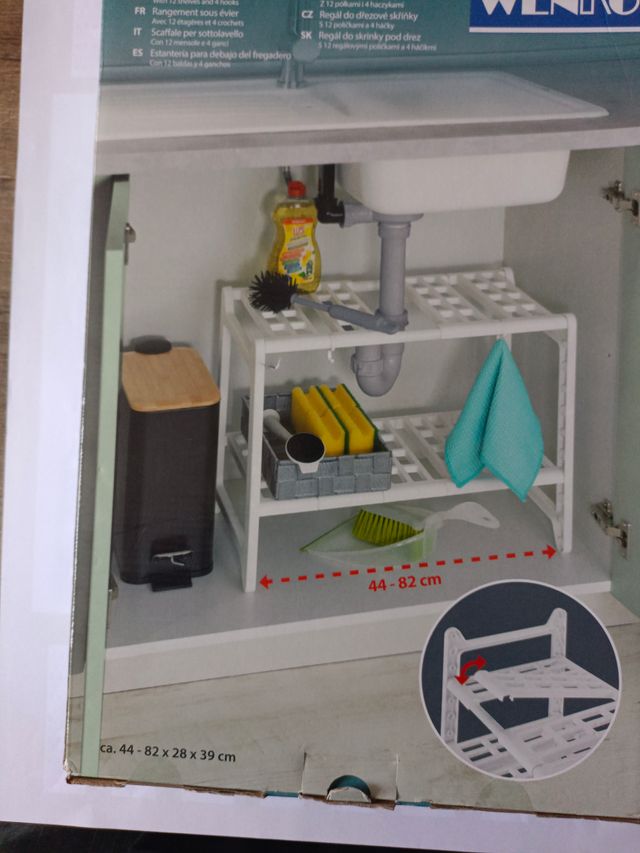 Estantería Ajustable Bajo Fregadero