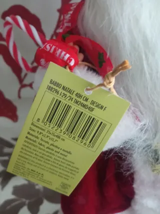 Babbo Natale decorazione h 40 cm