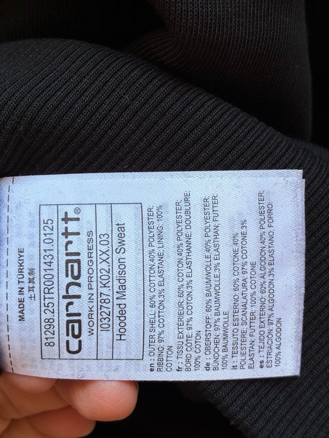 Sudadera Carhartt Talla M