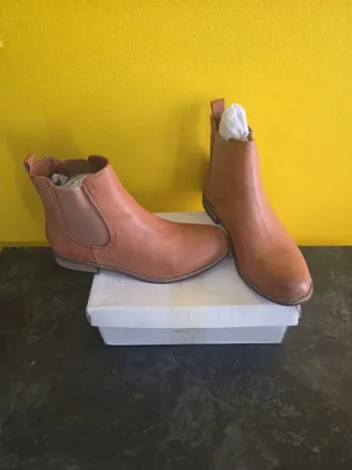 Botines Van Hill Mujer Talla 38 Marrones