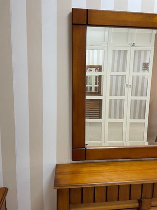 Cubreradiador de madera a medida espejo incluido