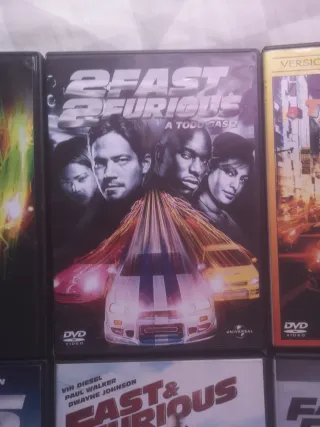 Saga peliculas Fast and Furious DVD