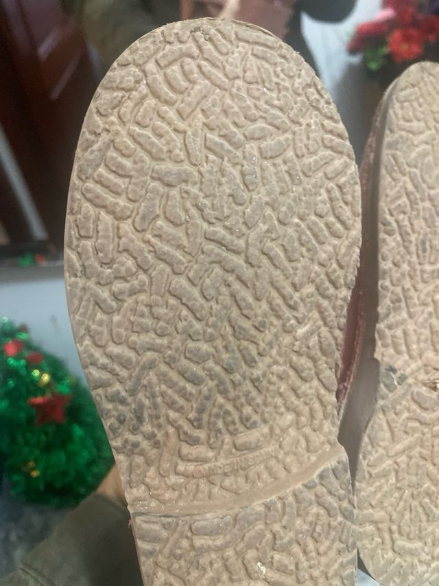 Botines piel vuelta niña talla 28