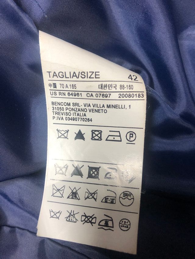 Trenca Benetton azul