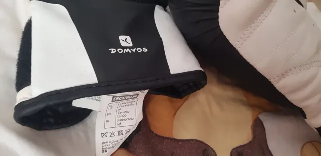 Guantes de boxeo negros DOMYOS