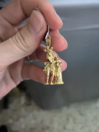 Colgante Cristo La Cigarrera Oro