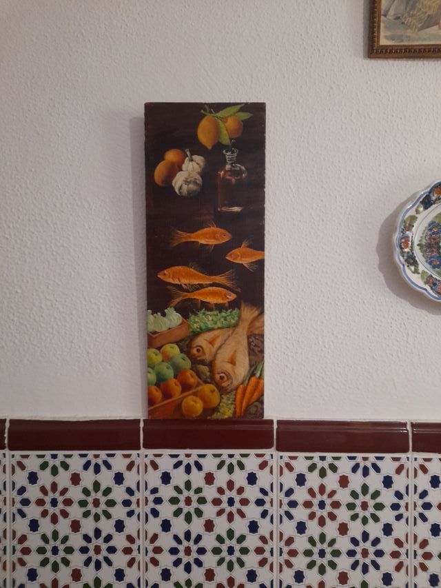 Cuadro al óleo 46×17.50