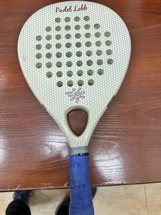Pala de pádel Lobb blanca