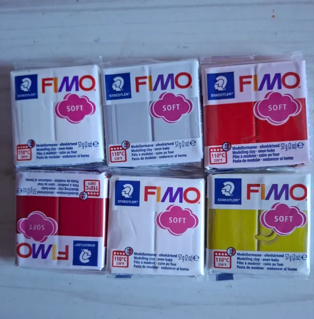 Lote arcillas FIMO y cortadores navidad