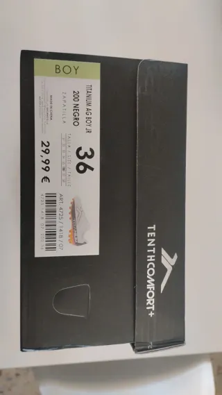 Botas de fútbol niño T-Titanium