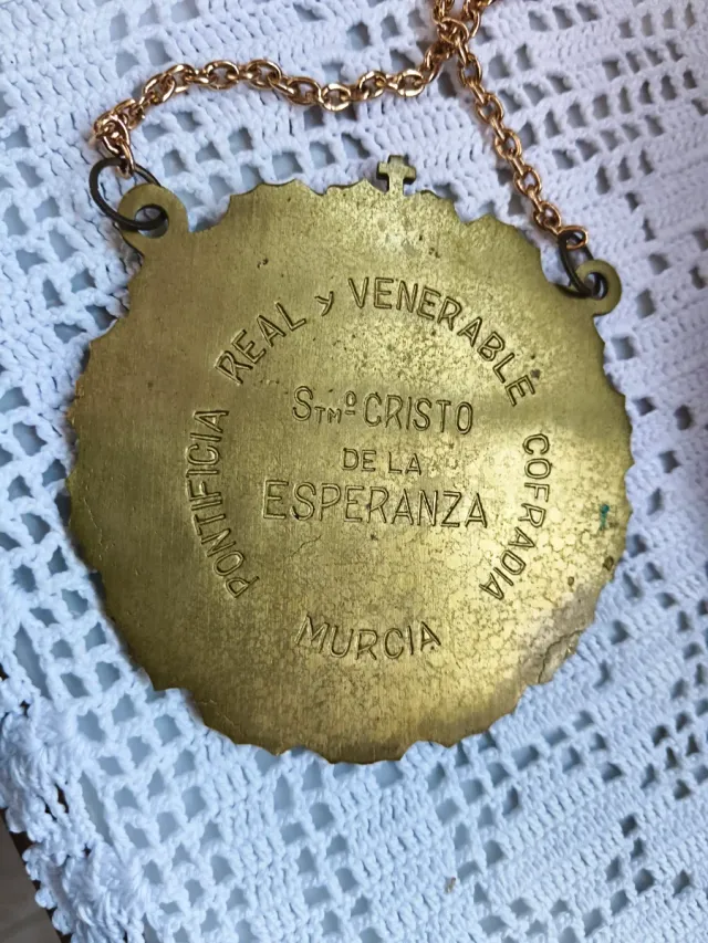 Medalla SANTO CRISTO DE LA ESPERANZA MURCIA