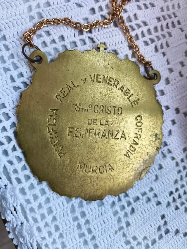 Medalla SANTO CRISTO DE LA ESPERANZA MURCIA