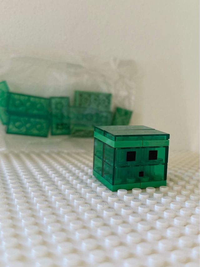 Slime Verde Minecraft Lego Compatibile figurina