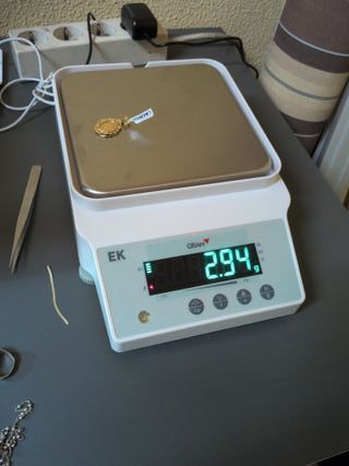 Medalla Filigrana Oro Cachorro Foto