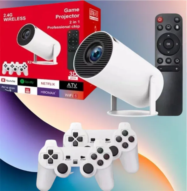 Proiettore Gaming Retro Android 11 HD 4K portatile